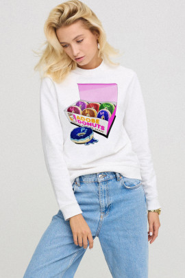 Свитшот женский basic  /no flis/ 