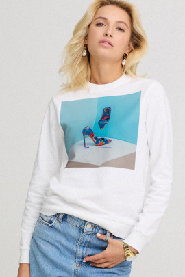 Свитшот женский basic  /no flis/ 