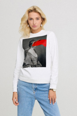 Свитшот женский basic  /no flis/ 