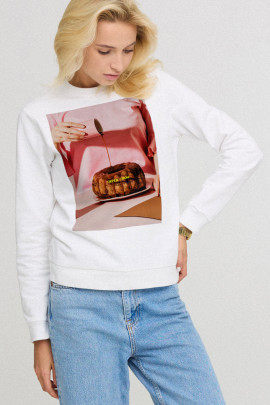 Свитшот женский basic  /no flis/ 