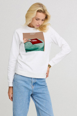 Свитшот женский basic  /no flis/ 