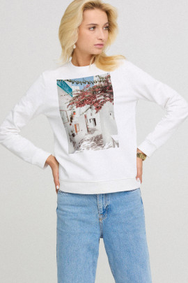 Свитшот женский basic  /no flis/ 