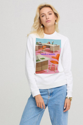 Світшот жіночий basic  /no flis/ 