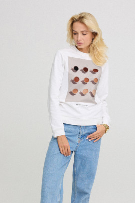 Світшот жіночий basic  /no flis/ 