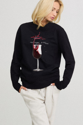 Світшот жіночий oversize  /no flis/ 