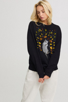 Світшот жіночий oversize  /no flis/ 