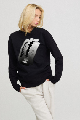 Світшот жіночий oversize  /no flis/ 