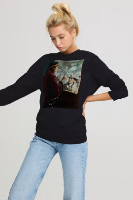 Світшот жіночий oversize  /no flis/ 