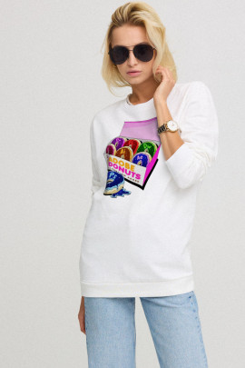 Світшот жіночий oversize  /no flis/ 