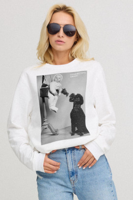 Світшот жіночий oversize  /no flis/ 