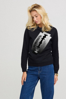 Світшот жіночий basic  /no flis/ 