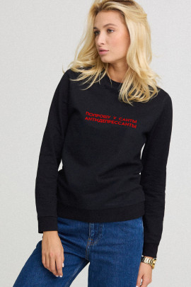 Світшот жіночий basic  /no flis/ 