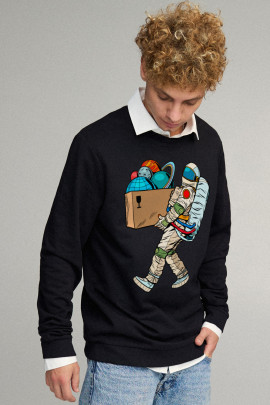 Свитшот мужской OVERSIZE /no flis/