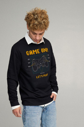 Свитшот мужской OVERSIZE /no flis/