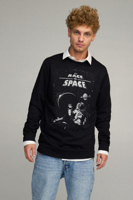 Свитшот мужской OVERSIZE /no flis/