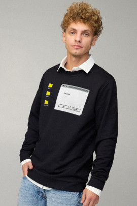 Свитшот мужской OVERSIZE /no flis/