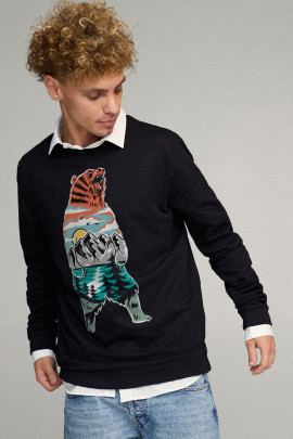 Свитшот мужской OVERSIZE /no flis/