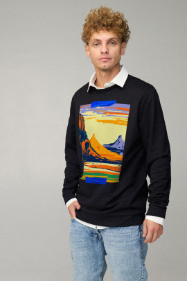 Свитшот мужской OVERSIZE /no flis/