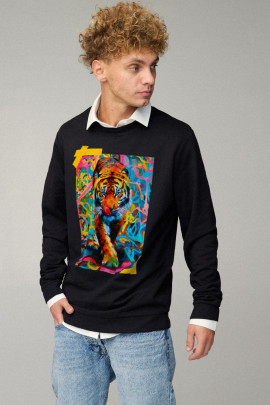 Свитшот мужской OVERSIZE /no flis/