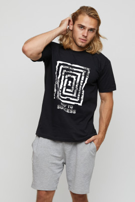 Футболка мужская basic /air print/