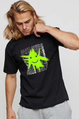 Футболка мужская basic /air print/