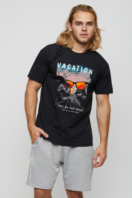 Футболка мужская basic /air print/