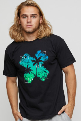 Футболка мужская basic /air print/