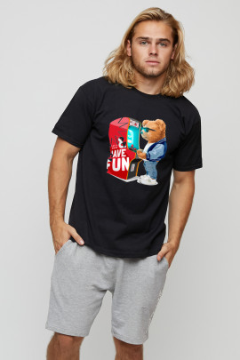 Футболка мужская basic /air print/