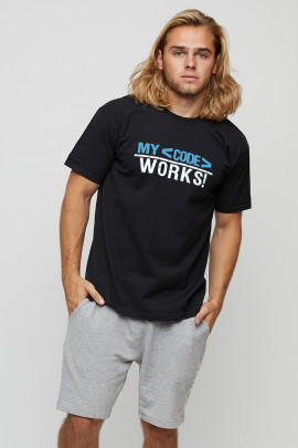 Футболка мужская basic /air print/