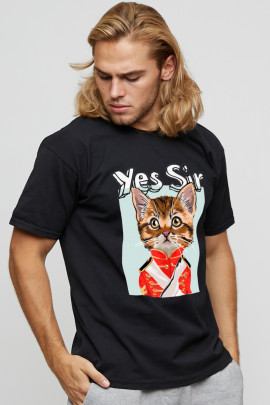 Футболка мужская basic /air print/