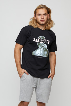 Футболка мужская basic /air print/