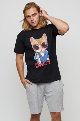 Футболка мужская basic /air print/