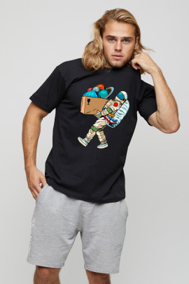 Футболка мужская basic /air print/