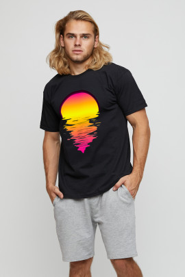 Футболка мужская basic /air print/