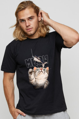 Футболка мужская basic /air print/