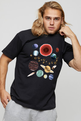 Футболка мужская basic /air print/