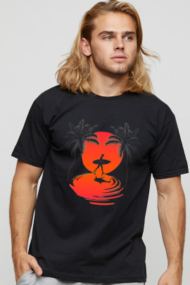 Футболка мужская basic /air print/