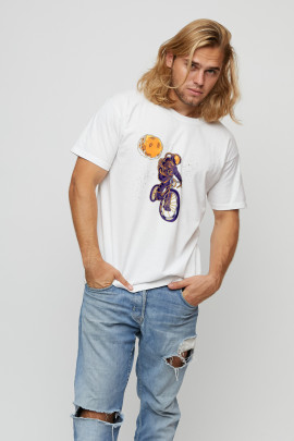 Футболка мужская basic /air print/