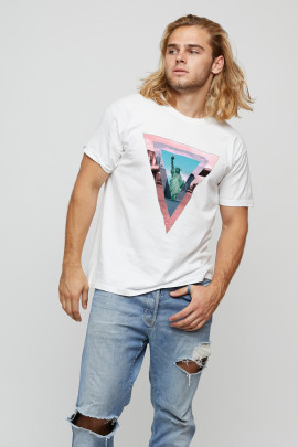 Футболка мужская basic /air print/