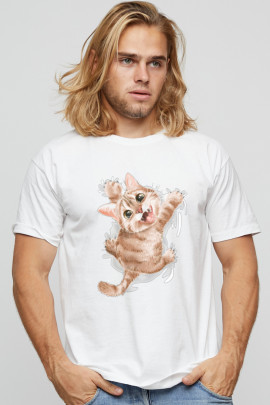 Футболка мужская basic /air print/