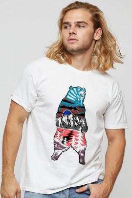 Футболка мужская basic /air print/