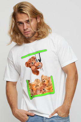 Футболка мужская basic /air print/