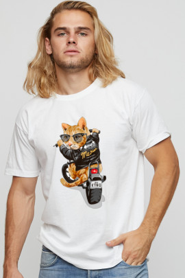 Футболка мужская basic /air print/