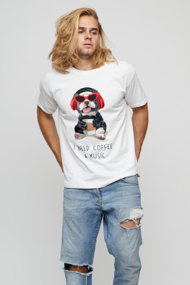 Футболка мужская basic /air print/