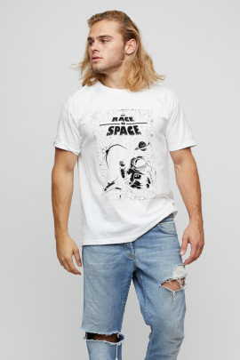 Футболка мужская basic /air print/