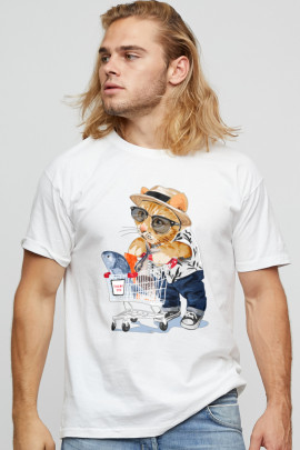 Футболка мужская basic /air print/