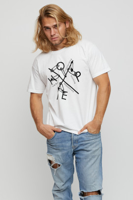 Футболка мужская basic /air print/