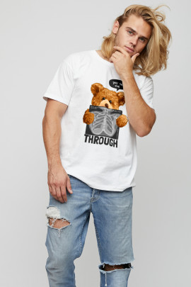 Футболка мужская basic /air print/