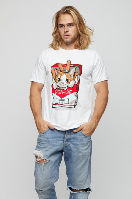 Футболка мужская basic /air print/