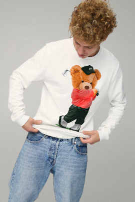 Свитшот мужской BASIC /no flis/